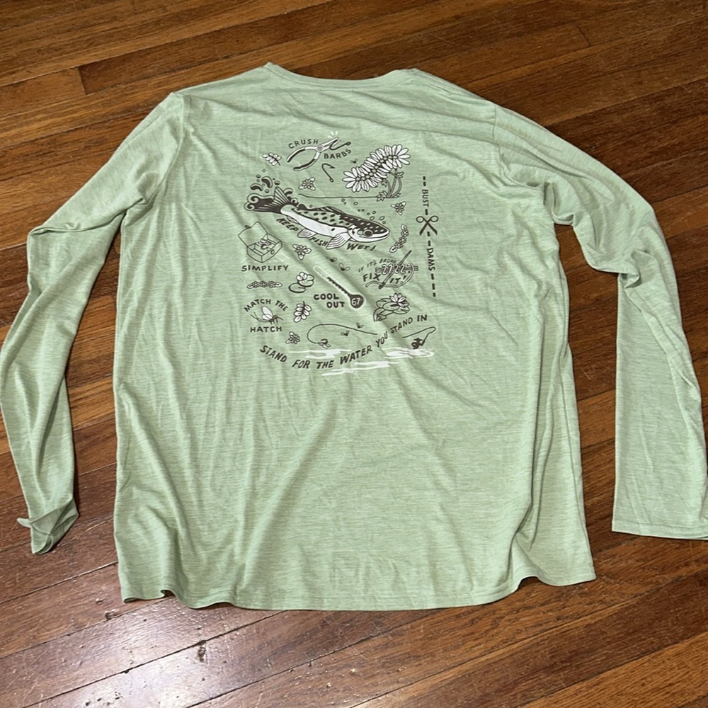 Patagonia Women’s Capilene Cool Fly Fishing Long Sleeve Tee, XL - Picture 3 of 4